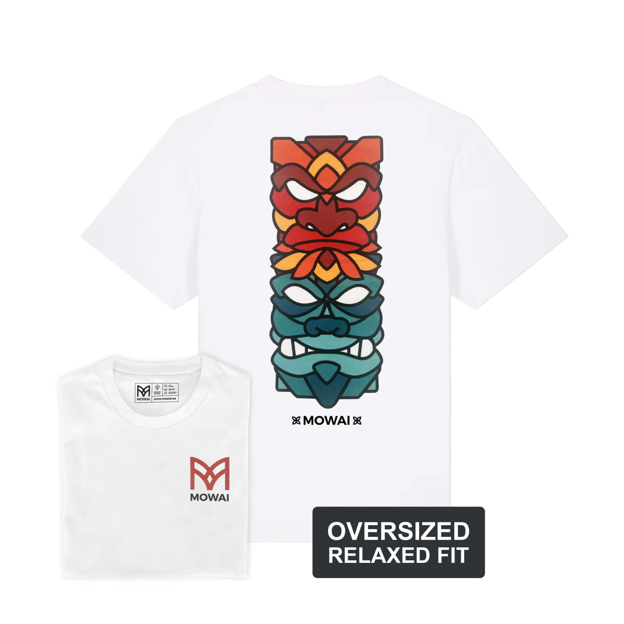 Mask White Relaxed Fit